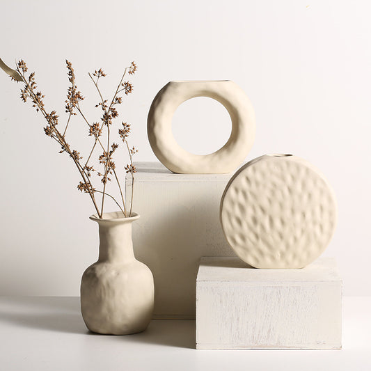 Simple Style Primitive Ceramics Vases